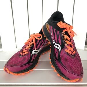 Saucony Peregrine 4 Trail Running Shoes Sz 8